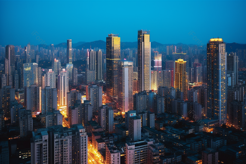 重庆中央商务区城市夜景摩天大楼林立城市摄影都市摄影,高清,摄影图,摄影图片,图片大全,摄影图免费下载